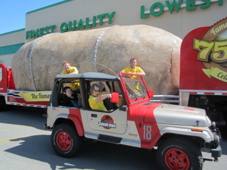 Is it just me...or does the spud look like a giant dinosaur egg?