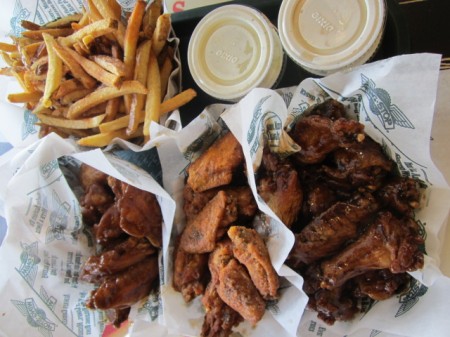 Wings and fries!!!!  Nom Nom Nom!!!
